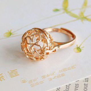Copper Fragrance Sachet Ring