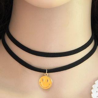 Smiley Layered Choker