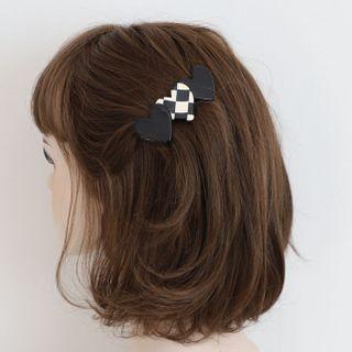 Heart Checker Acrylic Hair Clip (various Designs)