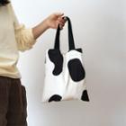 Milk Cow Print Corduroy Tote Bag