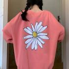 Loose-fit Long-sleeve Daisy Printed Sweatshirt