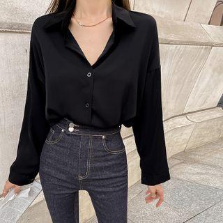 Loose-fit Crepe Shirt