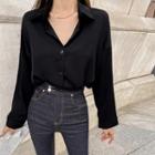 Loose-fit Crepe Shirt