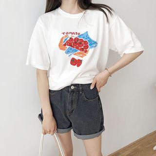 Tomato Printed Short-sleeve T-shirt