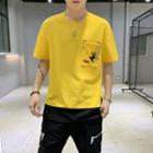 Short-sleeve Printed Pocket T-shirt
