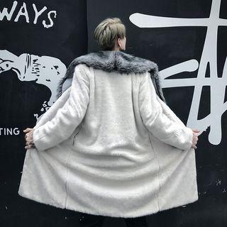 Couple Matching Furry Collar Coat