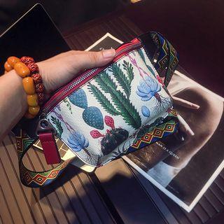 Couple Matching Print Sling Bag White - One Size