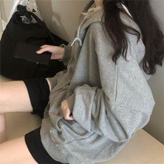 Hood Zip Jacket Gray - One Size