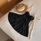 Tie-shoulder Sweetheart Swimdress Black - One Size