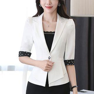One-button Blazer / Camisole / Pencil Skirt