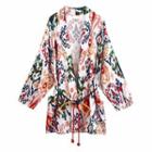 Print Tie-waist Cardigan