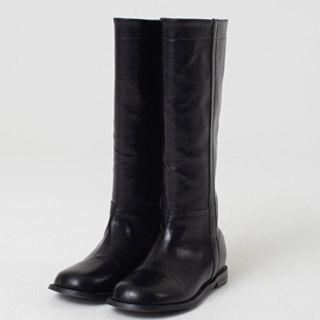 Round-toe Faux Leather Tall Boots