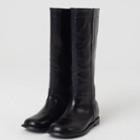Round-toe Faux Leather Tall Boots