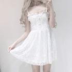 Sleeveless Lace Empire Top