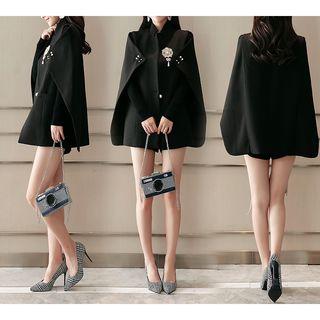 Plain Loose-fit Cape