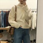 Turtleneck Sweater Off White - One Size