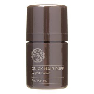 The Face Shop - Quick Hair Puff - 4 Colors #02 Dark Brown