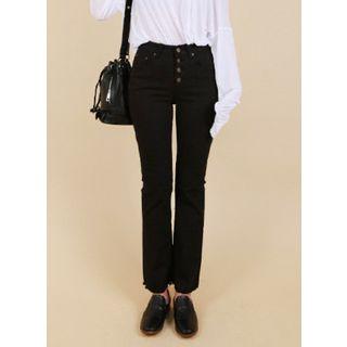 Button-front Pants