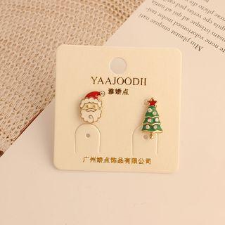 Mismatch Christmas Earring / Clip-on Earring