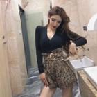 Leopard Wide Leg Shorts