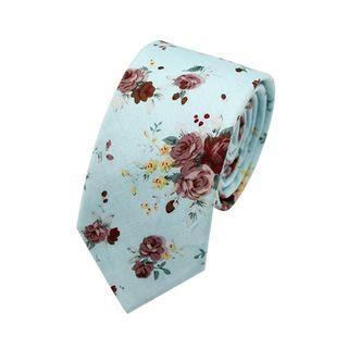 Floral Neck Tie (6cm) Pd08 - One Size