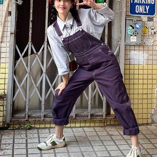 Sleeveless Plain Jumper Pants / Plain Shirt