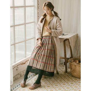 Reversible Quilted Faux-shearling Coat
