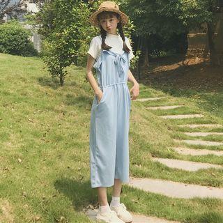 Bow Cropped Jumper Pants