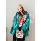 Tall Size Over-fit Kangaroo-pocket Hoodie