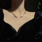 Hoop Pendant Choker 1 Pc - Silver - One Size