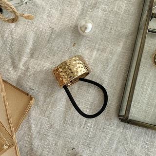 Metallic Hoop Hair Tie Gold - One Size