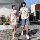 Couple Matching Short-sleeve Qipao Dress / Shirt
