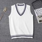 Sweater Vest / Embroidered Badge / Set
