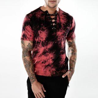 Short-sleeve Tie-dyed T-shirt