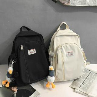 Lightweight Applique Backpack / Duck Bag Charm / Set