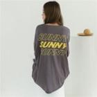 Sunny Letter Oversize T-shirt