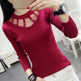 Hollow Out Knit Top