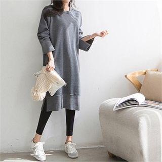 Slit-sleeve Pullover Dress