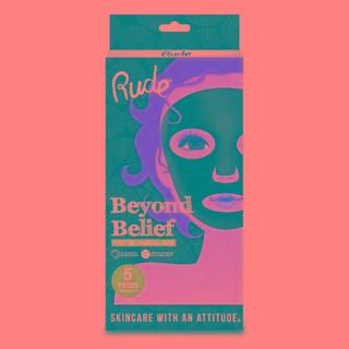 Rude - Beyond Belief Purifying Charcoal Mask 5 Piece Pack 1 Pack