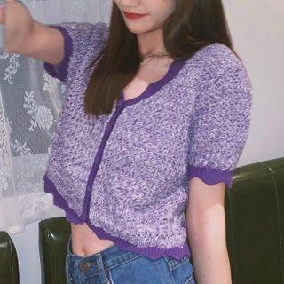 Short Sleeve Knitted Shirt