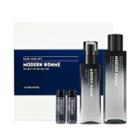 Etude House - Modern Homme Skincare Set: Boosting Toner 200ml + 25ml + Multi-caring Emulsion 150ml + 25ml 4pcs