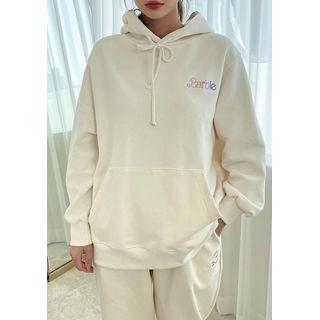 Barbie Diary Lettered Kangaroo Hoodie