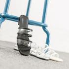 Transparent-strap Mules