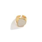 Geometric Open Ring Gold - One Size