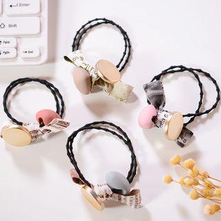 Disc & Bow Hair Tie