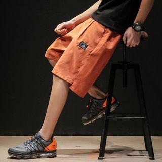 Knee-length Logo Shorts