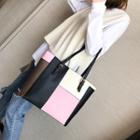 Colored Panel Carryall Bag