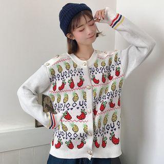 Jacquard Sweater / Cardigan