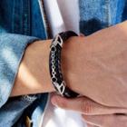 Braided Chain Accent Bracelet