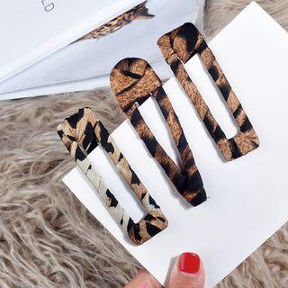 Leopard Print Hair Clip (various Designs)